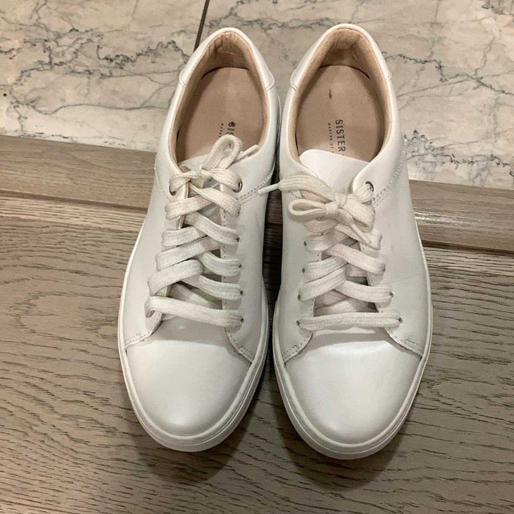 Sister x Soeur White Sneakers